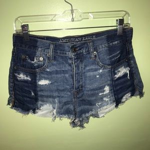 AE High-rise jean shorts